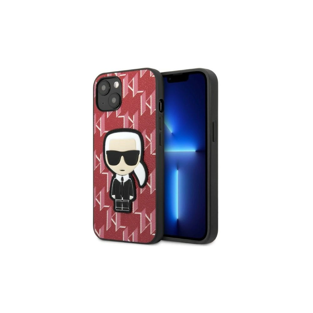 Hurtownia GSM - Etui Karl Lagerfeld KLHCP13SPMNIKPI Apple iPhone 13 mini hardcase roșu/red Monogram Ikonik Patch - KLD1382 - {ean13} - Hurt