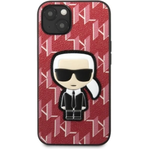 Hurtownia GSM - Etui Karl Lagerfeld KLHCP13SPMNIKPI Apple iPhone 13 mini kemény tok piros/red Monogram Ikonik Patch - KLD1382 - {ean13} - Hurt