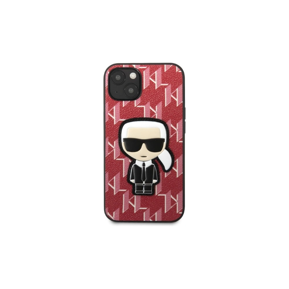 Hurtownia GSM - Etui Karl Lagerfeld KLHCP13SPMNIKPI Apple iPhone 13 mini hardcase roșu/red Monogram Ikonik Patch - KLD1382 - {ean13} - Hurt