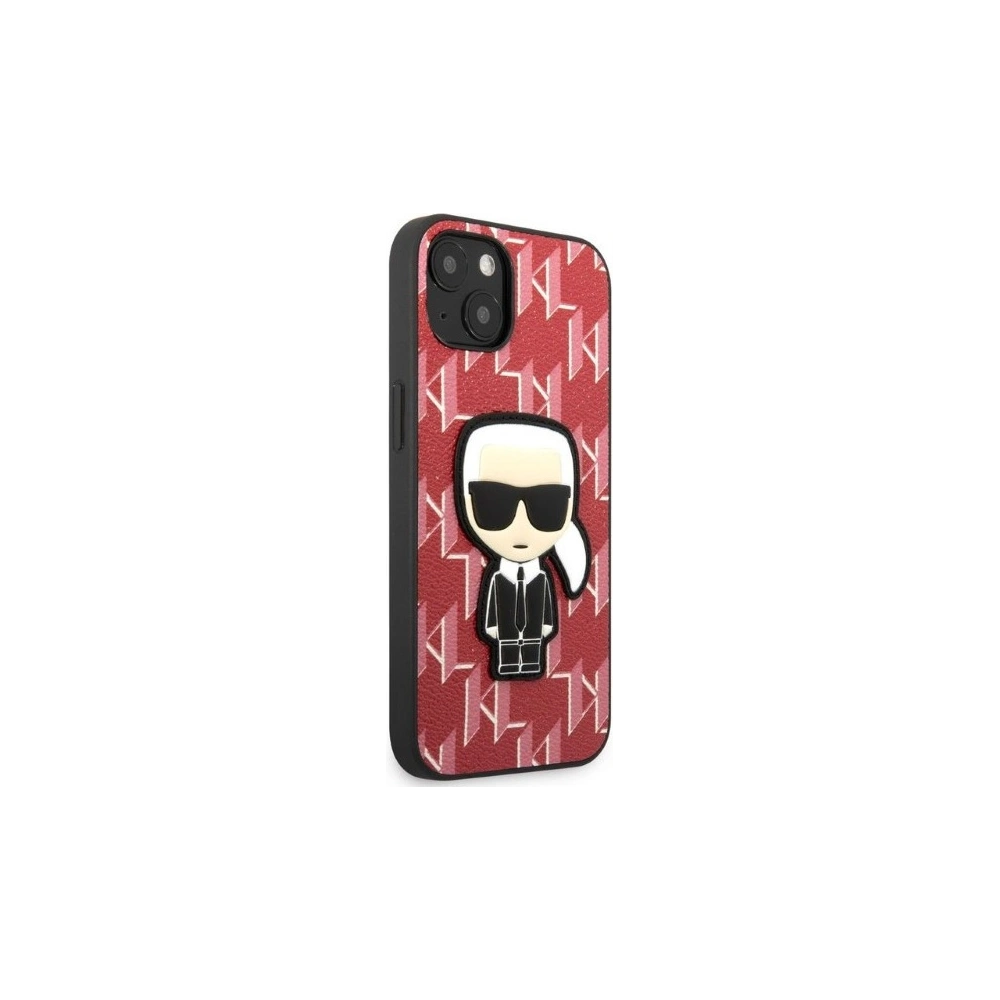 Hurtownia GSM - Case Karl Lagerfeld KLHCP13SPMNIKPI Apple iPhone 13 mini Hardcase rot/red Monogram Ikonik Patch - KLD1382 - {ean13} - Hurt