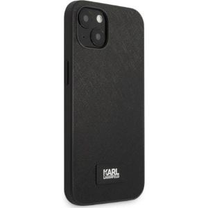 Hurtownia GSM - Case Karl Lagerfeld KLHCP13SSFMP2K für Apple iPhone 13 mini Hartschale schwarz/black Saffiano Plaque - KLD1383 - {ean13} - Hurt