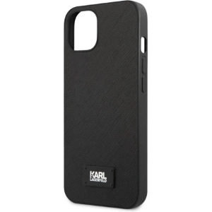Hurtownia GSM - Etui Karl Lagerfeld KLHCP13SSFMP2K Apple iPhone 13 mini keménytok fekete/szürke Saffiano Plaque - KLD1383 - {ean13} - Hurt