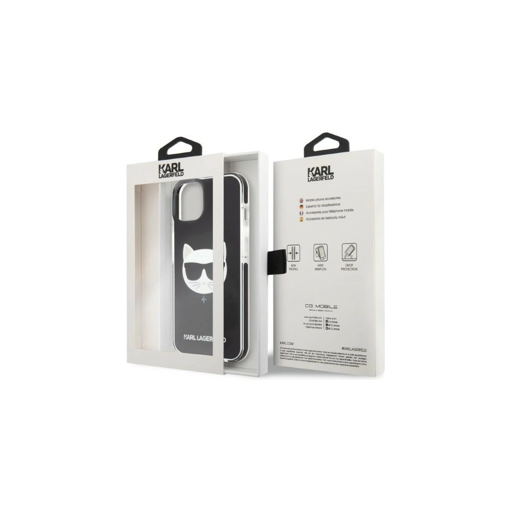 Hurtownia GSM - Etui Karl Lagerfeld KLHCP13STPECK Apple iPhone 13 mini hardcase negru/black Choupette Head - KLD1384 - {ean13} - Hurt