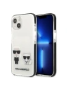 Etui Karl Lagerfeld KLHCP13STPEKCW Apple iPhone 13 mini hardcase biały/white Karl&Choupette