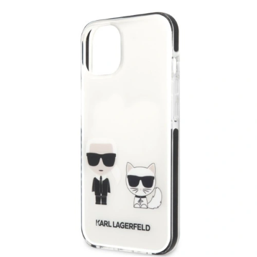 Etui Karl Lagerfeld KLHCP13STPEKCW Apple iPhone 13 mini hardcase biały/white Karl&Choupette