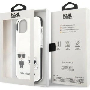 Hurtownia GSM - Case Karl Lagerfeld KLHCP13STPEKCW Apple iPhone 13 mini Hardcase weiß/white Karl&Choupette - KLD1385 - {ean13} - Hurt