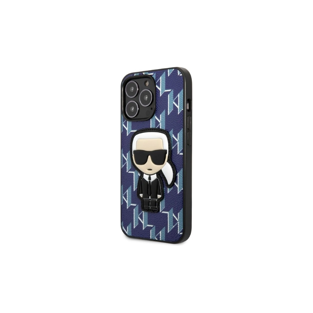 Hurtownia GSM - Etui Karl Lagerfeld KLHCP13XPMNIKBL Apple iPhone 13 Pro Max kemény tok kék Monogram Ikonik Patch - KLD1387 - {ean13} - Hurt