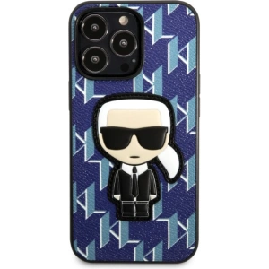 Hurtownia GSM - Etui Karl Lagerfeld KLHCP13XPMNIKBL Apple iPhone 13 Pro Max hardcase albastru/blue Monogram Ikonik Patch - KLD1387 - {ean13} - Hurt