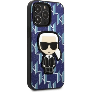 Hurtownia GSM - Etui Karl Lagerfeld KLHCP13XPMNIKBL Apple iPhone 13 Pro Max hardcase albastru/blue Monogram Ikonik Patch - KLD1387 - {ean13} - Hurt