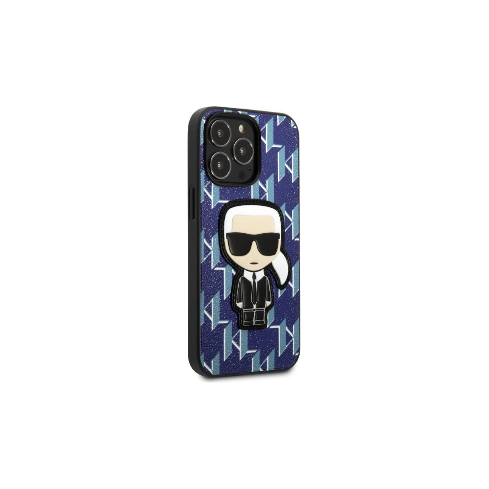 Hurtownia GSM - Etui Karl Lagerfeld KLHCP13XPMNIKBL Apple iPhone 13 Pro Max kemény tok kék Monogram Ikonik Patch - KLD1387 - {ean13} - Hurt