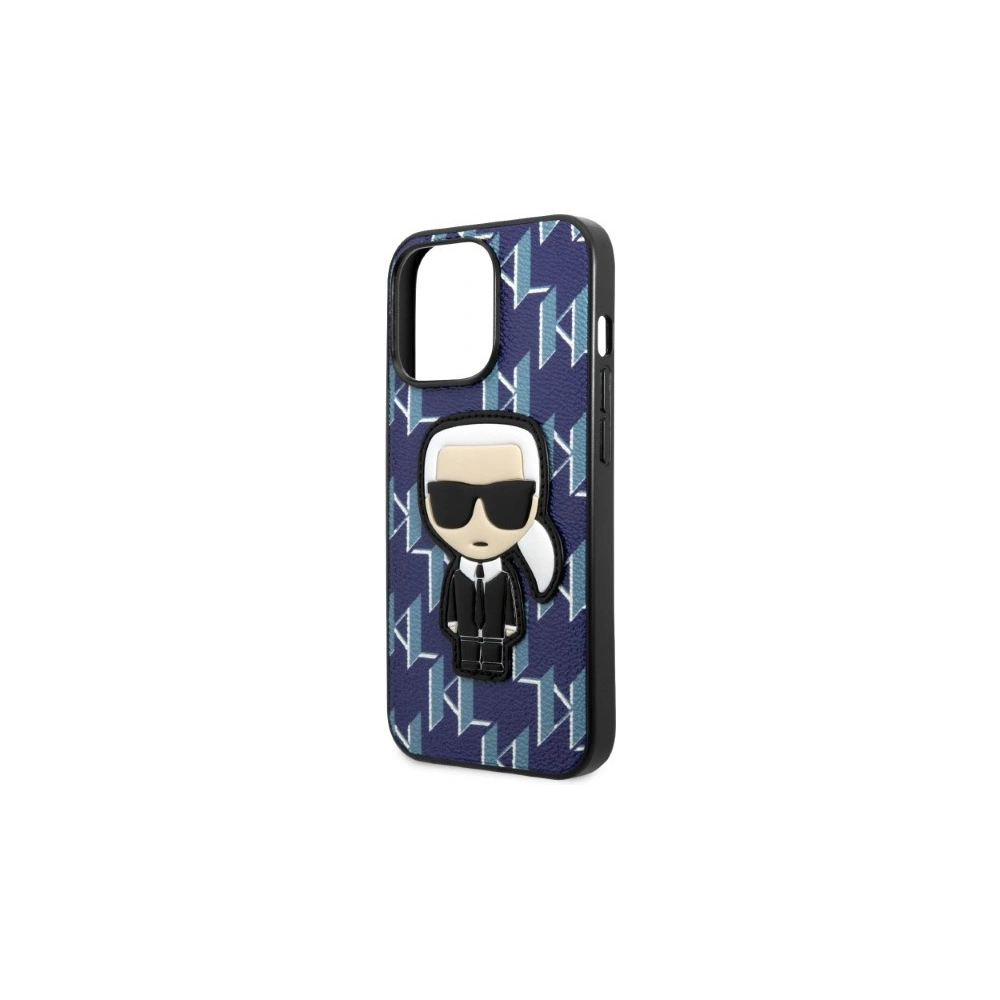 Hurtownia GSM - Etui Karl Lagerfeld KLHCP13XPMNIKBL Apple iPhone 13 Pro Max hardcase albastru/blue Monogram Ikonik Patch - KLD1387 - {ean13} - Hurt