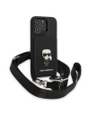 Hurtownia GSM - Etui Karl Lagerfeld KLHCP13XSAIPCK Apple iPhone 13 Pro Max hardcase černý/black Saffiano Metal Ikonik - KLD1389 - {ean13} - Hurt