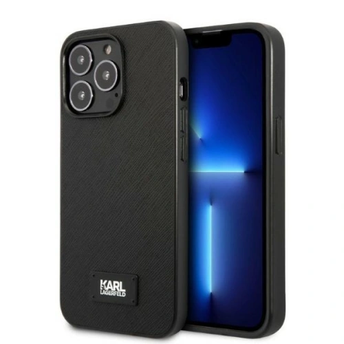 Etui Karl Lagerfeld KLHCP13XSFMP2K Apple iPhone 13 Pro Max hardcase czarny/black Saffiano Plaque