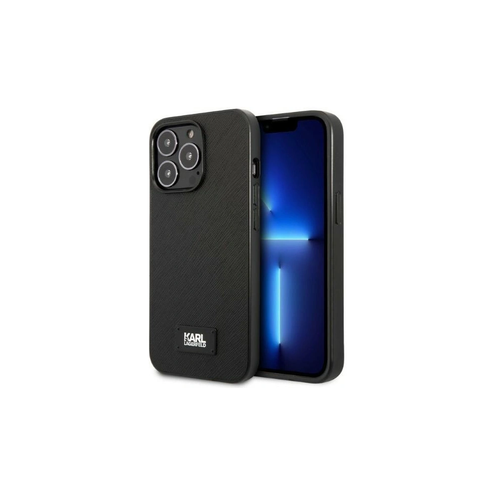 Hurtownia GSM - Etui Karl Lagerfeld KLHCP13XSFMP2K Apple iPhone 13 Pro Max hardcase černý/black Saffiano Plaque - KLD1392 - {ean13} - Hurt