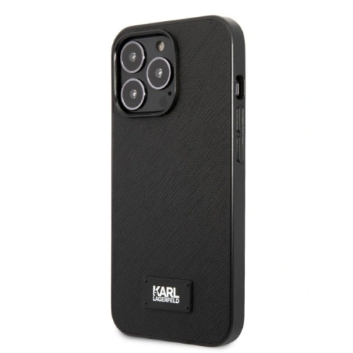 Etui Karl Lagerfeld KLHCP13XSFMP2K Apple iPhone 13 Pro Max hardcase czarny/black Saffiano Plaque