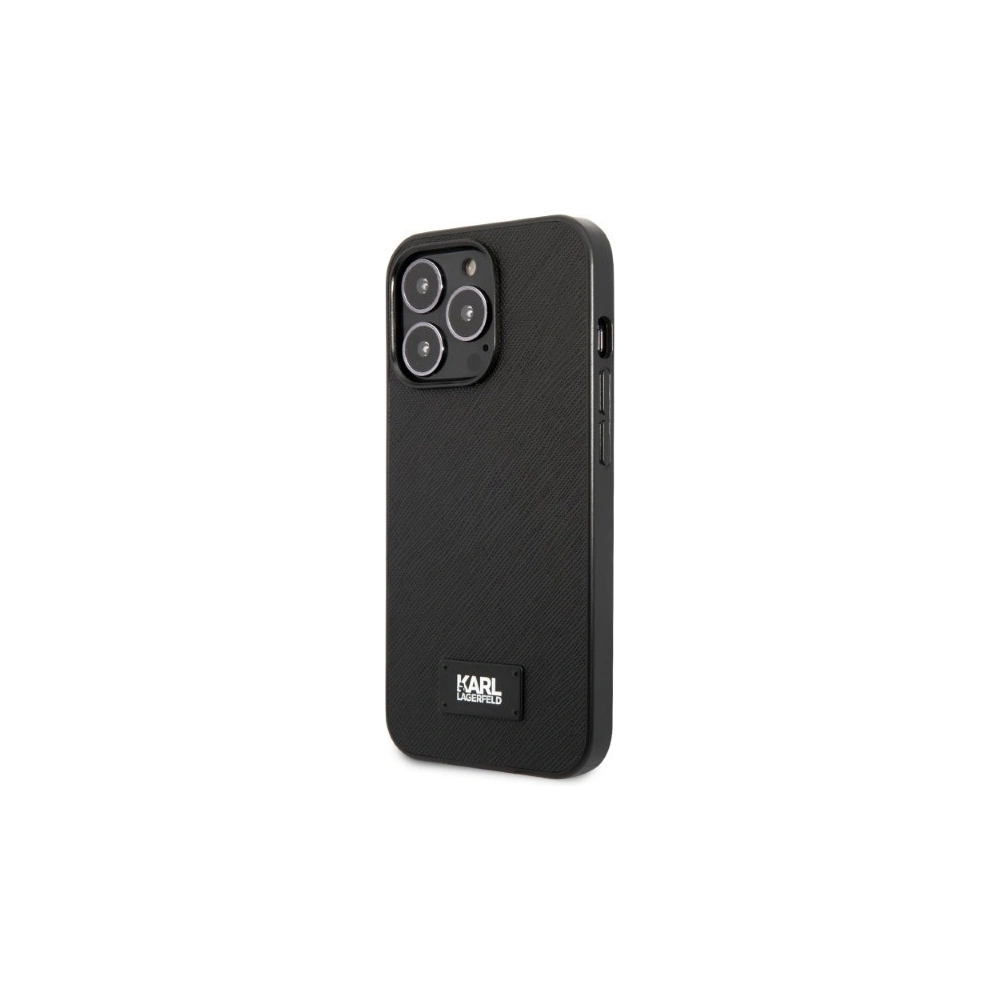 Hurtownia GSM - Etui Karl Lagerfeld KLHCP13XSFMP2K Apple iPhone 13 Pro Max hardcase černý/black Saffiano Plaque - KLD1392 - {ean13} - Hurt