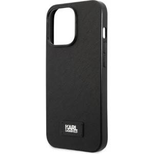 Hurtownia GSM - Etui Karl Lagerfeld KLHCP13XSFMP2K Apple iPhone 13 Pro Max hardcase negru/black Saffiano Plaque - KLD1392 - {ean13} - Hurt
