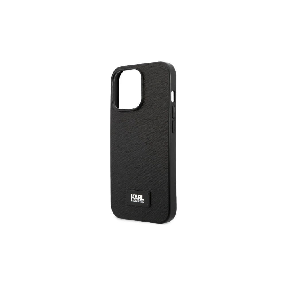 Hurtownia GSM - Etui Karl Lagerfeld KLHCP13XSFMP2K Apple iPhone 13 Pro Max hardcase negru/black Saffiano Plaque - KLD1392 - {ean13} - Hurt