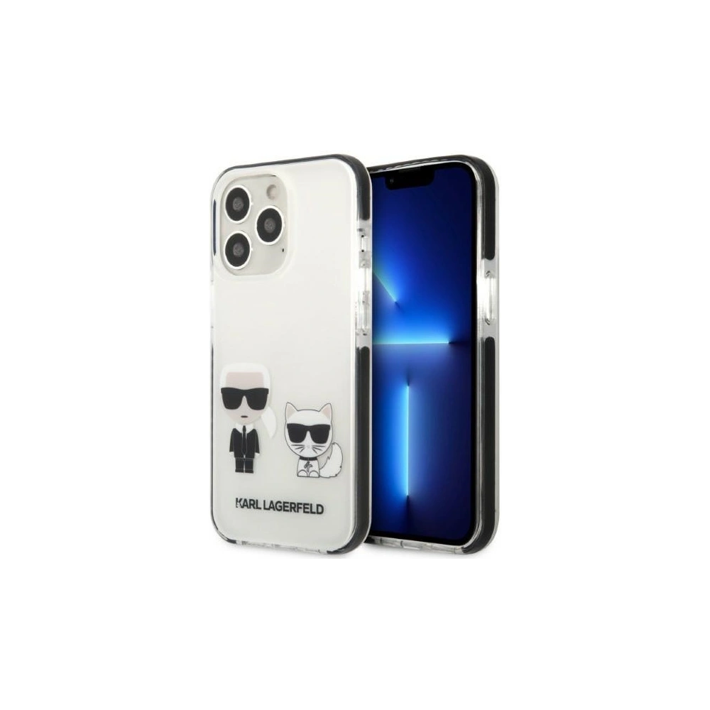 Hurtownia GSM - Case Karl Lagerfeld KLHCP13XTPEKCW Apple iPhone 13 Pro Max Hartschale weiß/white Karl&Choupette - KLD1394 - {ean13} - Hurt