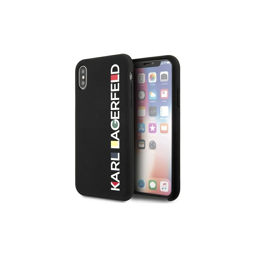 Hurtownia GSM - Case Karl Lagerfeld KLHCPXBHWHBK Apple iPhone XS/X Hardcase schwarz/black Glänzend Bauhaus - KLD1395 - {ean13} - Hurt