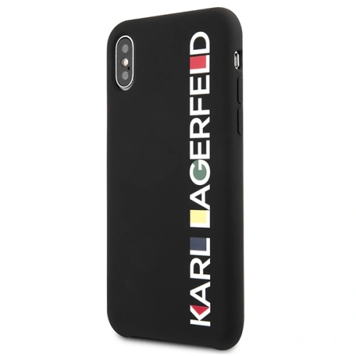 Etui Karl Lagerfeld KLHCPXBHWHBK Apple iPhone XS/X hardcase czarny/black Glossy Bauhaus