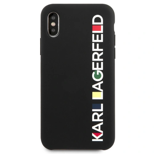 Etui Karl Lagerfeld KLHCPXBHWHBK Apple iPhone XS/X hardcase czarny/black Glossy Bauhaus