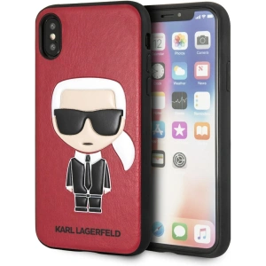 Hurtownia GSM - Etui Karl Lagerfeld KLHCPXIKPURE Apple iPhone XS/X kemény tok piros/red Ikonic Karl Fullbody - KLD1396 - {ean13} - Hurt