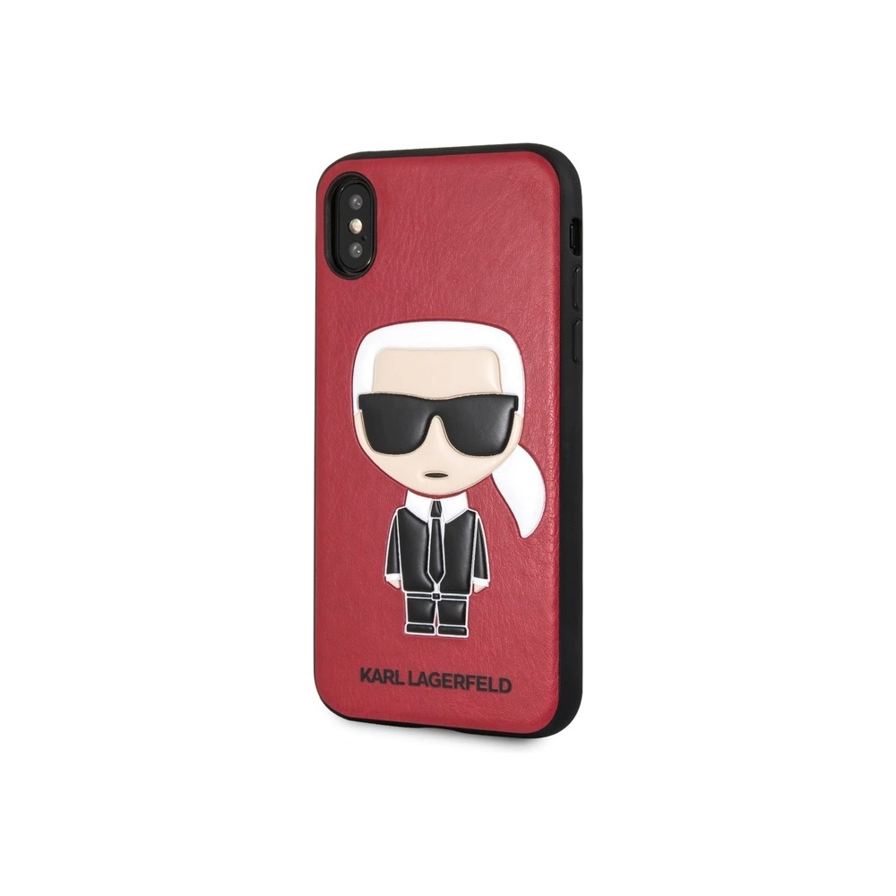 Hurtownia GSM - Etui Karl Lagerfeld KLHCPXIKPURE Apple iPhone XS/X hardcase roșu/red Ikonic Karl Fullbody - KLD1396 - {ean13} - Hurt