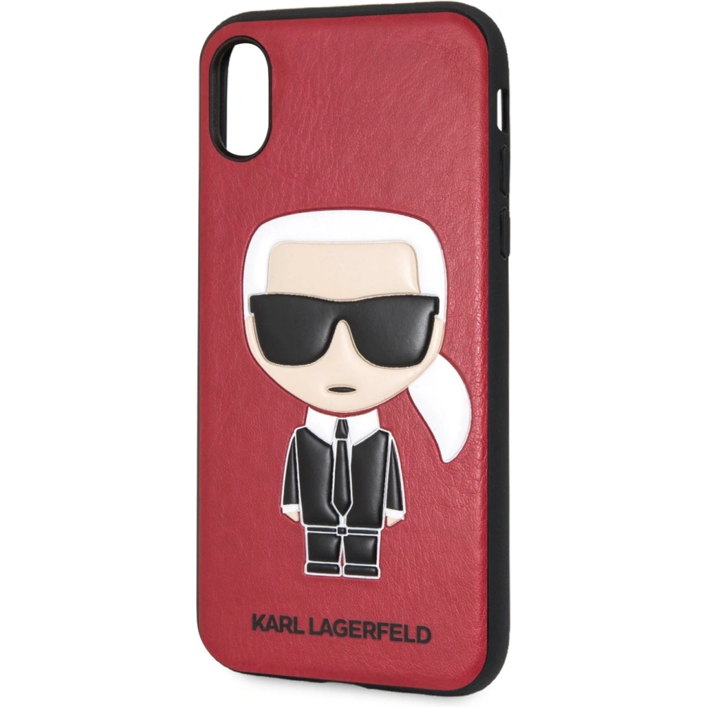 Hurtownia GSM - Etui Karl Lagerfeld KLHCPXIKPURE Apple iPhone XS/X hardcase roșu/red Ikonic Karl Fullbody - KLD1396 - {ean13} - Hurt