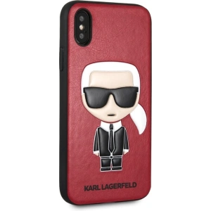 Hurtownia GSM - Etui Karl Lagerfeld KLHCPXIKPURE Apple iPhone XS/X kemény tok piros/red Ikonic Karl Fullbody - KLD1396 - {ean13} - Hurt