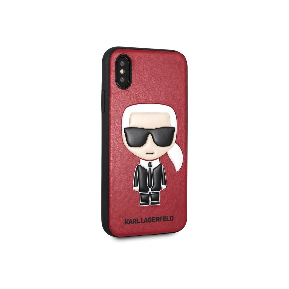 Hurtownia GSM - Etui Karl Lagerfeld KLHCPXIKPURE Apple iPhone XS/X hardcase roșu/red Ikonic Karl Fullbody - KLD1396 - {ean13} - Hurt