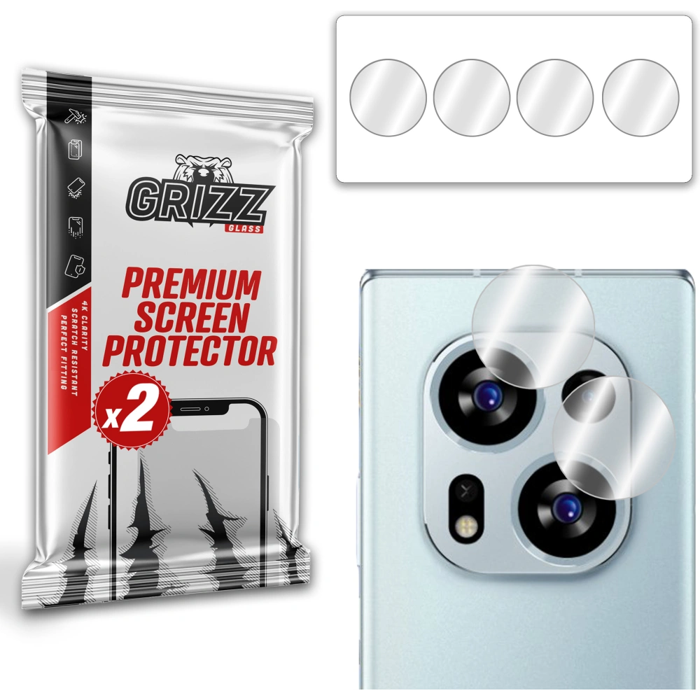 Wholesale GrizzGlass HybridGlass Camera Tecno Phantom X2 - GRZ4033 - {ean13} - Hurt