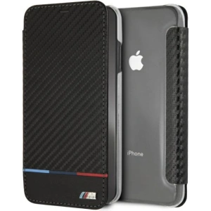 Hurtownia GSM - Etui BMW BMTRBKI65PUCARTCBK Apple iPhone XS Max carte negru/black Carbon Tricolor Stripe - BMW332 - {ean13} - Hurt