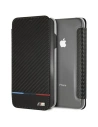 Etui BMW BMTRBKI65PUCARTCBK Apple iPhone XS Max carte negru/black Carbon Tricolor Stripe