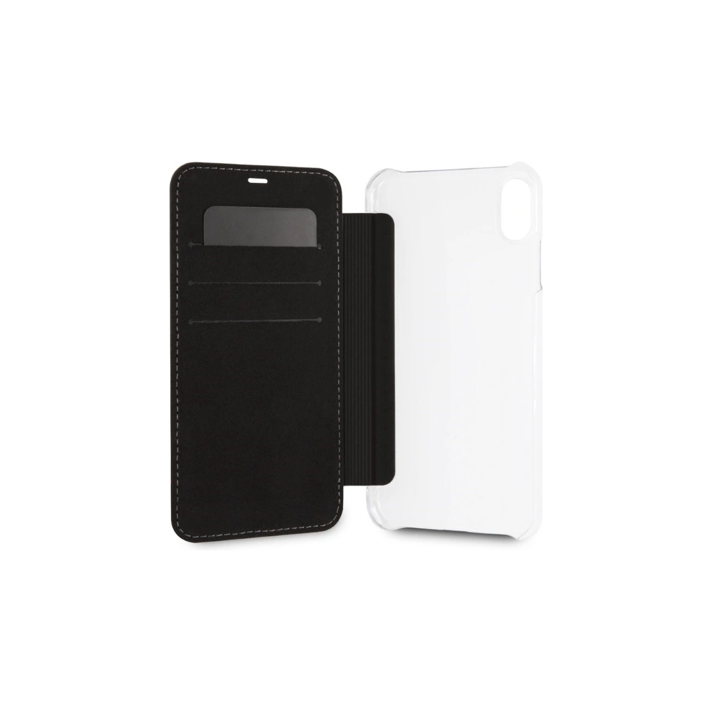 Hurtownia GSM - Etui BMW BMTRBKI65PUCARTCBK Apple iPhone XS Max carte negru/black Carbon Tricolor Stripe - BMW332 - {ean13} - Hurt