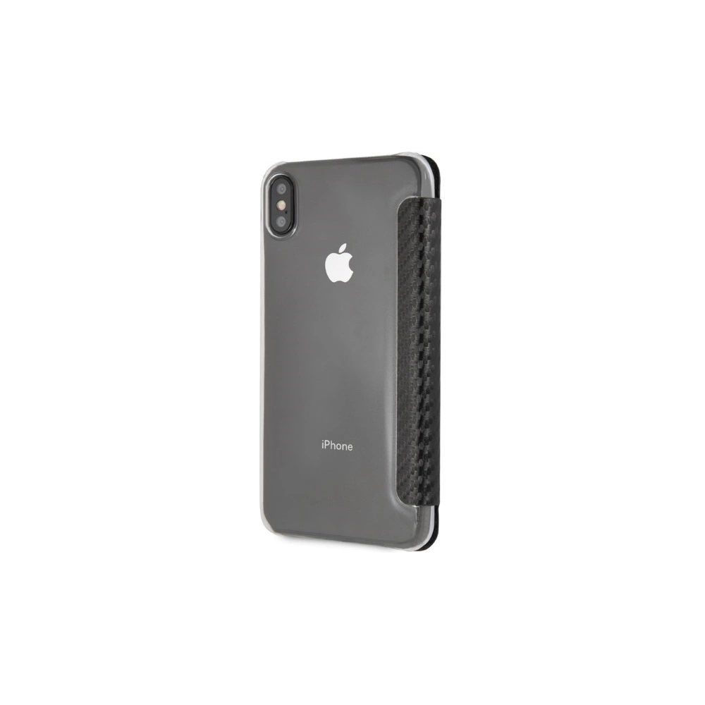 Hurtownia GSM - Case BMW BMTRBKI65PUCARTCBK Apple iPhone XS Max Buch schwarz/black Carbon Tricolor Stripe - BMW332 - {ean13} - Hurt