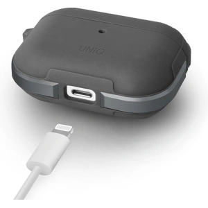 Hurtownia GSM - Etui UNIQ Valencia Apple AirPods Pro szürke/gunmetal grey Antimikrobiális - UNIQ848 - {ean13} - Hurt