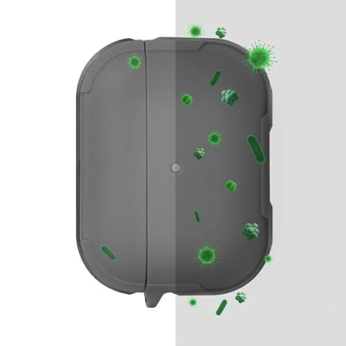 Etui UNIQ Valencia Apple AirPods Pro szary/gunmetal grey Antimicrobial