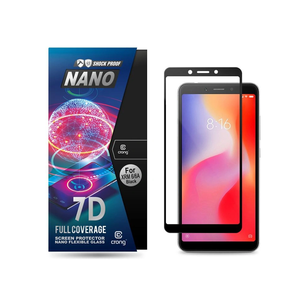 Hurtownia GSM - Sticlă hibridă Crong 7D Nano Flexible Glass Xiaomi Redmi 6/6A - CRG3 - {ean13} - Hurt