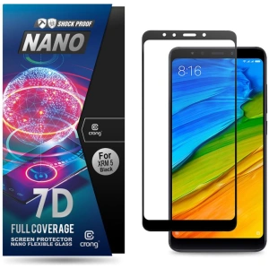 Hurtownia GSM - Szkło hybrydowe Crong 7D Nano Flexible Glass Xiaomi Redmi 5 - CRG4 - {ean13} - Hurt