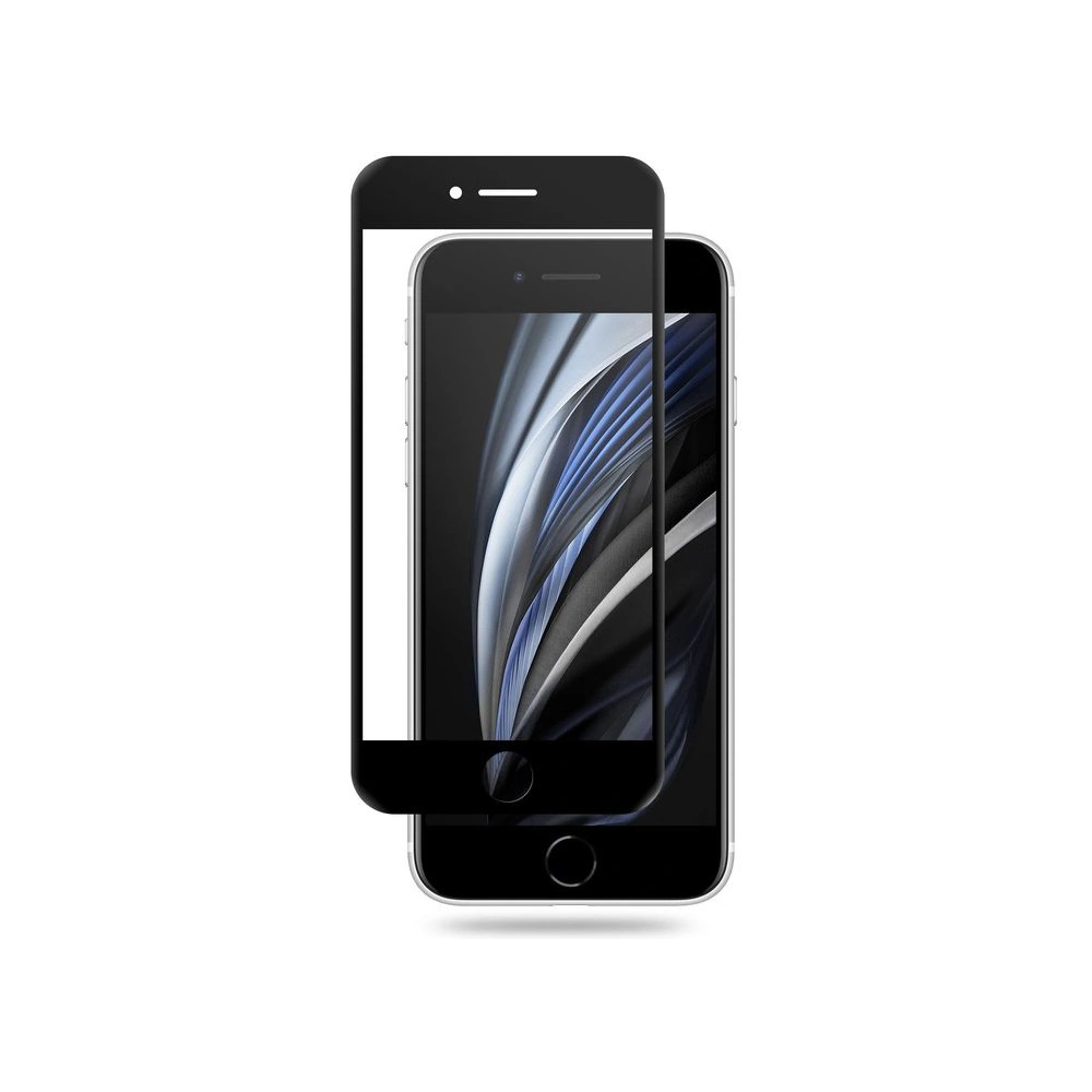 Hurtownia GSM - Hybriedglas Crong 7D Nano Flexibles Glas Apple iPhone SE 2022/SE 2020/8/7 (Schwarz) - CRG7 - {ean13} - Hurt