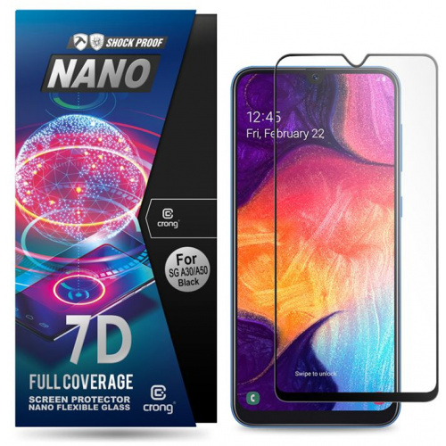 Crong Distributor - 5907731981071 - CRG8 - Crong 7D Nano Flexible Glass Samsung Galaxy A30/A50/A50s - B2B homescreen