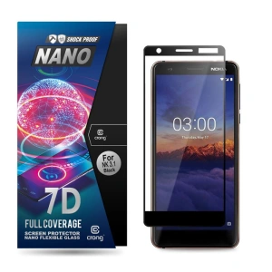 Hurtownia GSM - Hybri̇dglas Crong 7D Nano Flexibles Glas Nokia 3.1 - CRG11 - {ean13} - Hurt