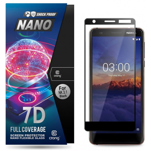 Crong Distributor - 5907731981125 - CRG11 - Crong 7D Nano Flexible Glass Nokia 3.1 - B2B homescreen