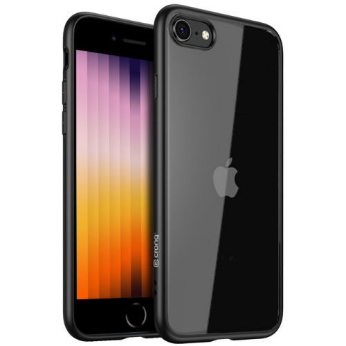 Hurtownia Crong - 5907731980838 - CRG12 - Etui Crong Clear Cover Apple iPhone SE 2022/SE 2020/8/7 (czarny) - B2B homescreen