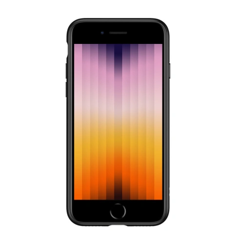 Etui Crong Clear Cover Apple iPhone SE 2022/SE 2020/8/7 (czarny)