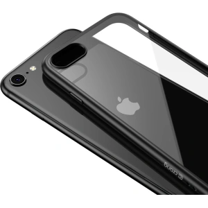 Hurtownia GSM - Case Crong Clear Cover Apple iPhone SE 2022/SE 2020/8/7 (schwarz) - CRG12 - {ean13} - Hurt