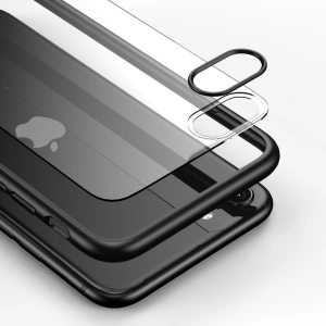 Hurtownia GSM - Case Crong Clear Cover Apple iPhone SE 2022/SE 2020/8/7 (schwarz) - CRG12 - {ean13} - Hurt