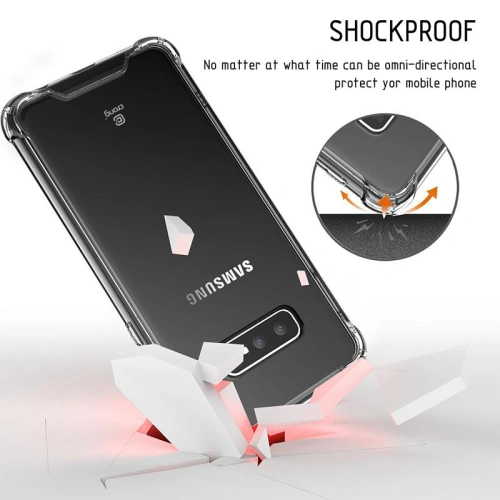 Etui Crong Hybrid Protect Cover Samsung Galaxy S10e (przezroczysty)