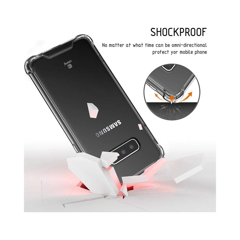 Hurtownia GSM - Etui Crong Hybrid Protect Cover Samsung Galaxy S10e (průhledný) - CRG13 - {ean13} - Hurt